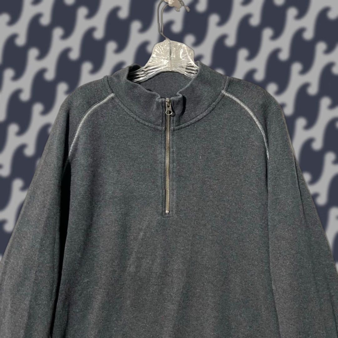 Vintage VINTAGE L.L. Bean Traditional Fit 1/4 Zip Pullover Sweater Mens XL Gray Modern Classic Mens XL Sweater Size US XL / EU 56 / 4 - 1 Thumbnail