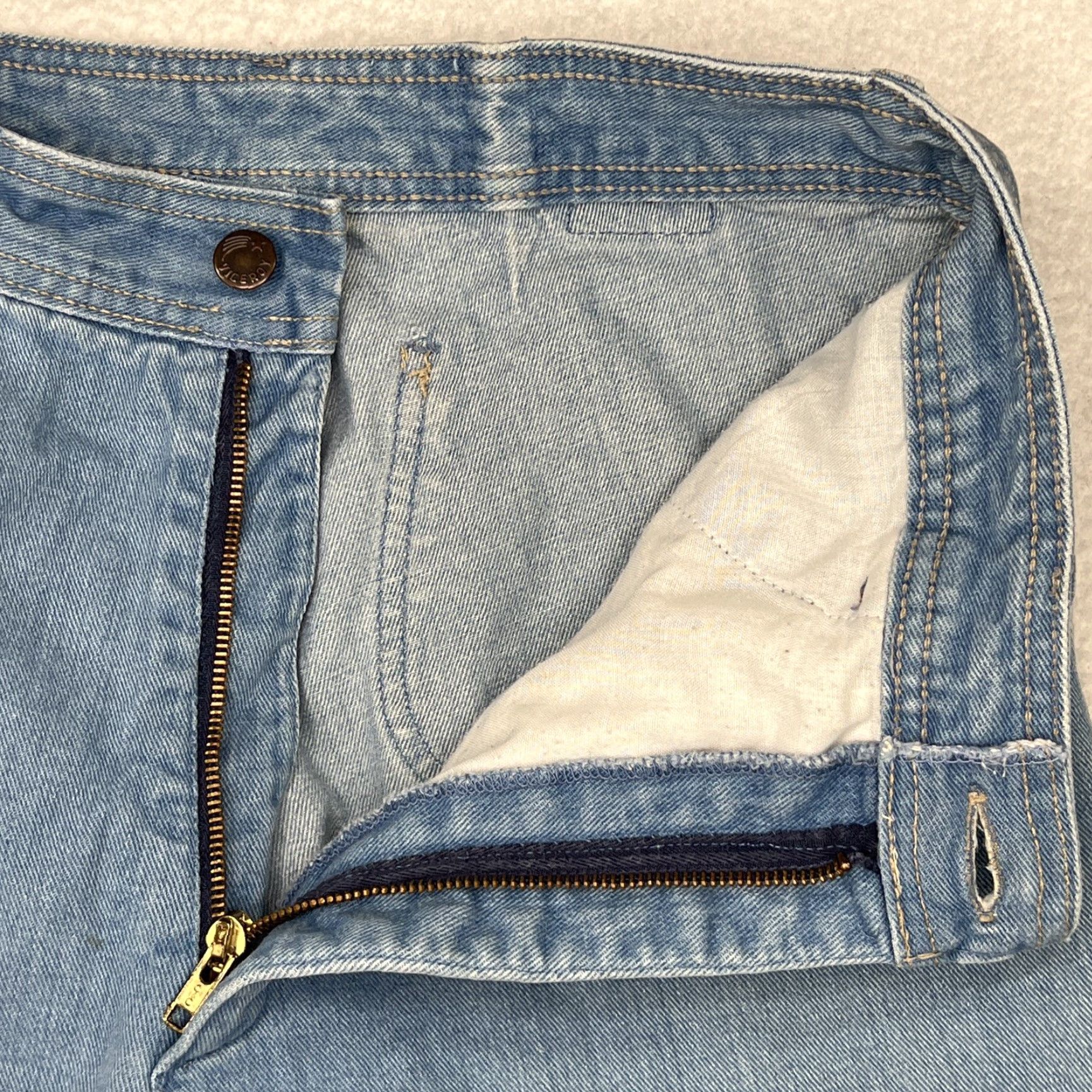 Denime VINTAGE Viceroy Jeans Womens 33L Casual Denim 30x31 Blue Medium Wash 1980s Womens Size 24" / US 00 / IT 34 - 7 Thumbnail
