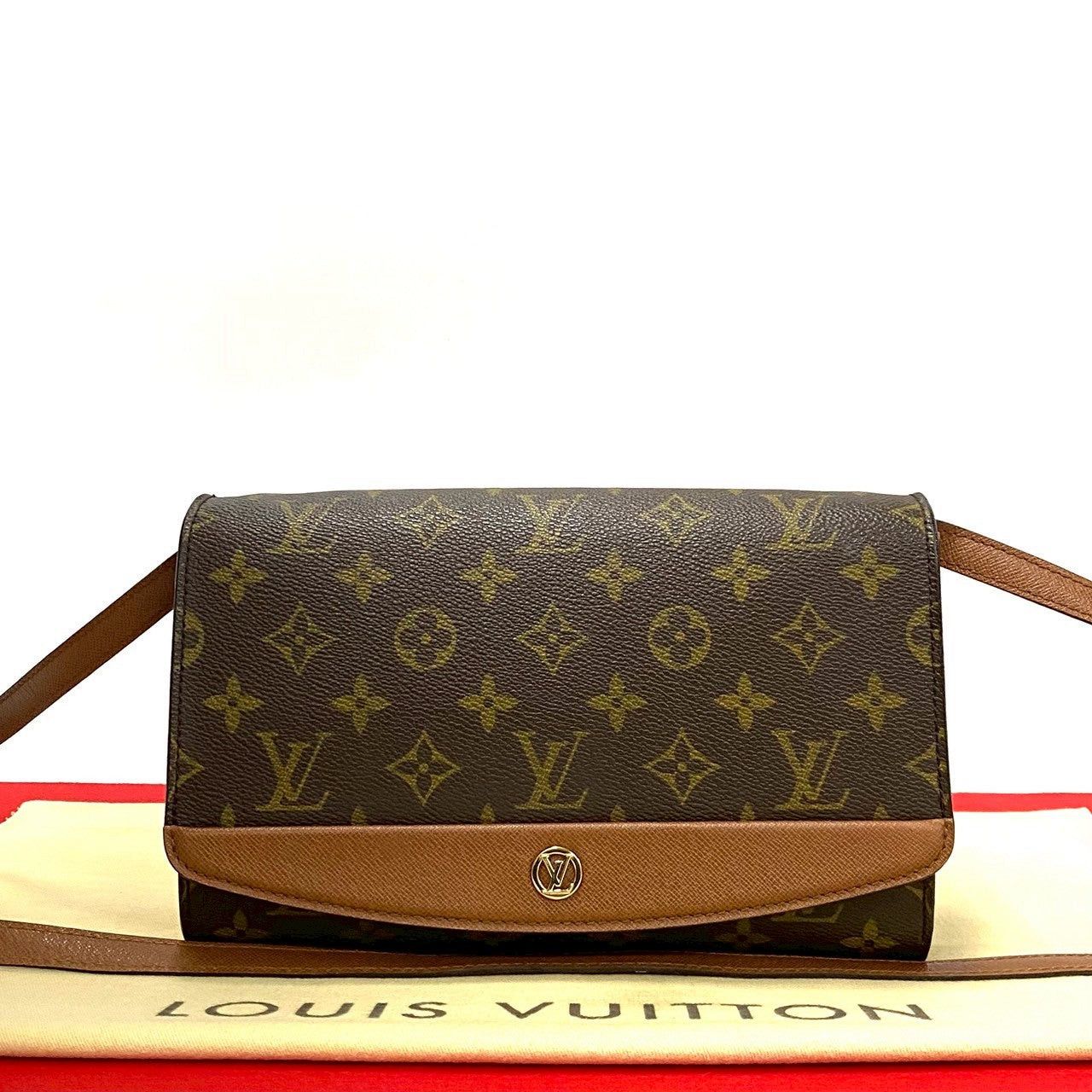 Louis Vuitton Louis Vuitton Shoulder Bag Brown Leather Size ONE SIZE - 1 Thumbnail