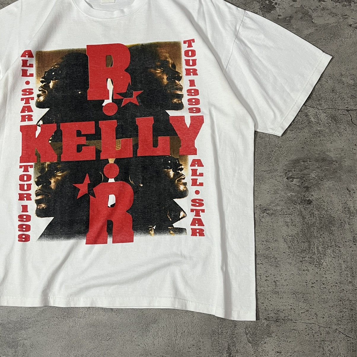 Nas × Prince × Vintage R Kelly All Star Tour 1990 Vintage Tee - White Size US XL / EU 56 / 4 - 5 Thumbnail