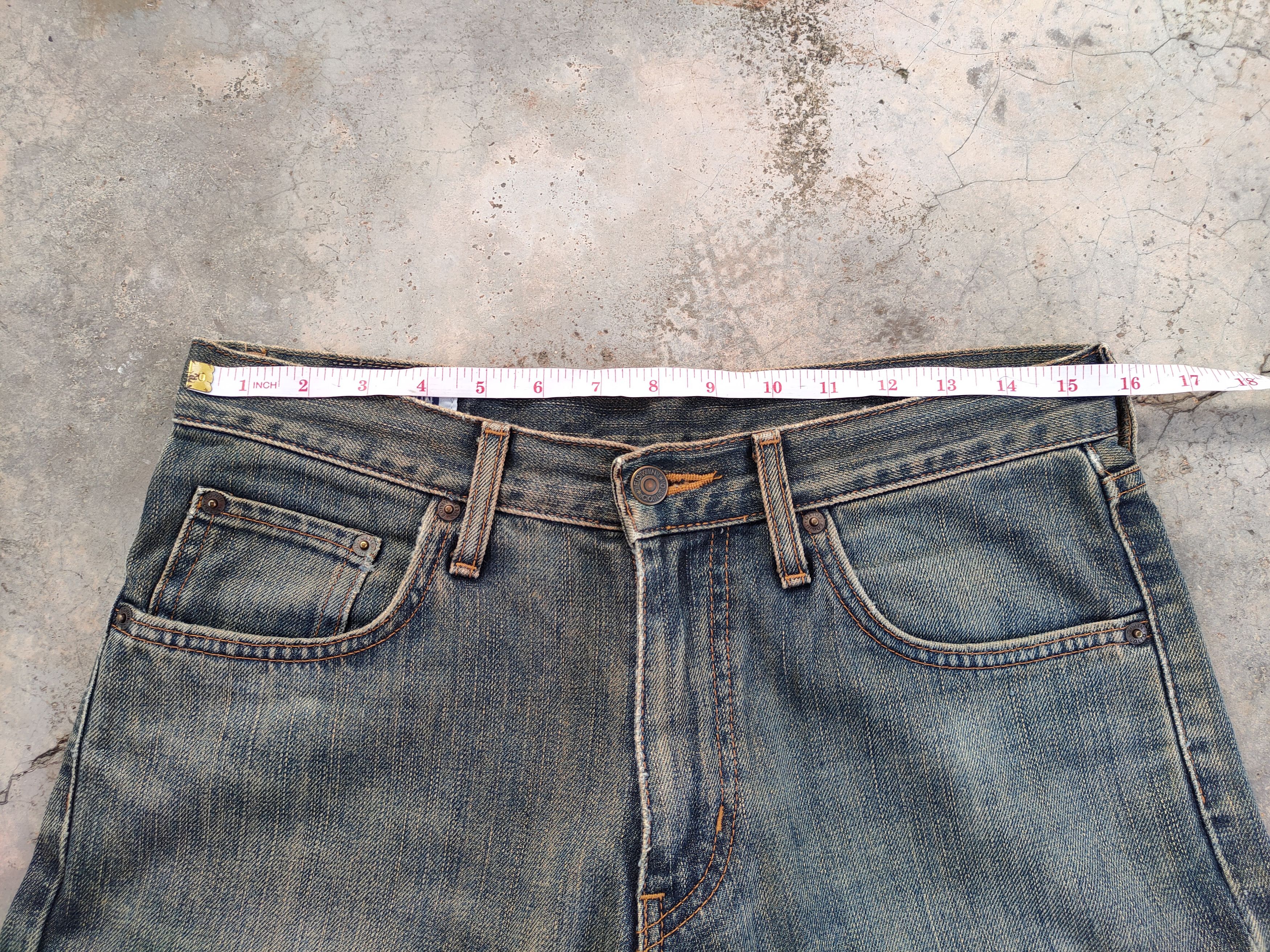 Edwin VINTAGE EDWIN 403 FADED DISTRESSED JEAN DENIM PANTS Size US 31 - 6 Thumbnail
