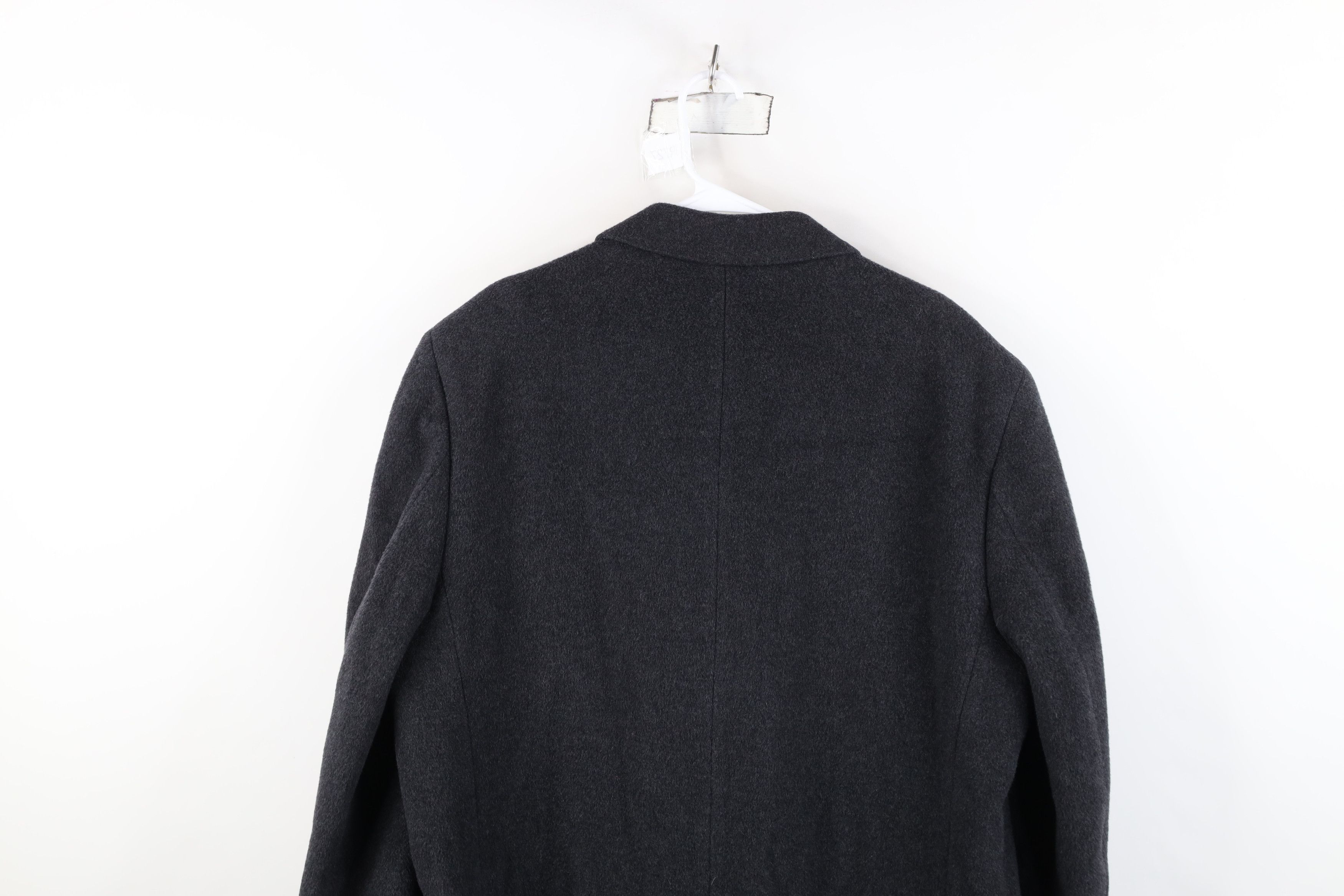 Vintage Vintage 80s 90s Egon Von Furstenburg Overcoat Jacket Gray Size US XL / EU 56 / 4 - 13 Thumbnail