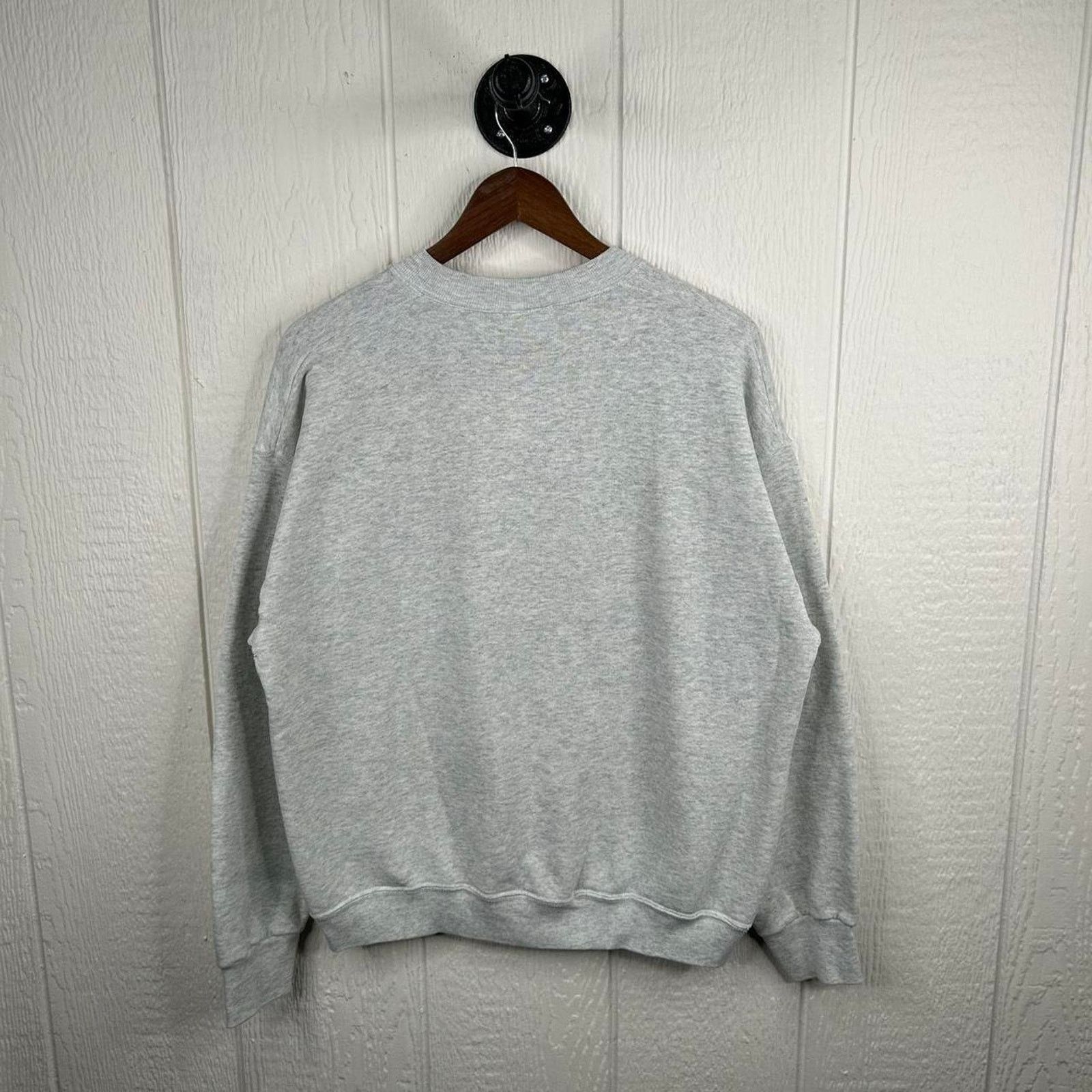 Fruit Of The Loom Vintage 90s Grey Hard Rock Cafe New York Crewneck Size Large Size US L / EU 52-54 / 3 - 3 Thumbnail