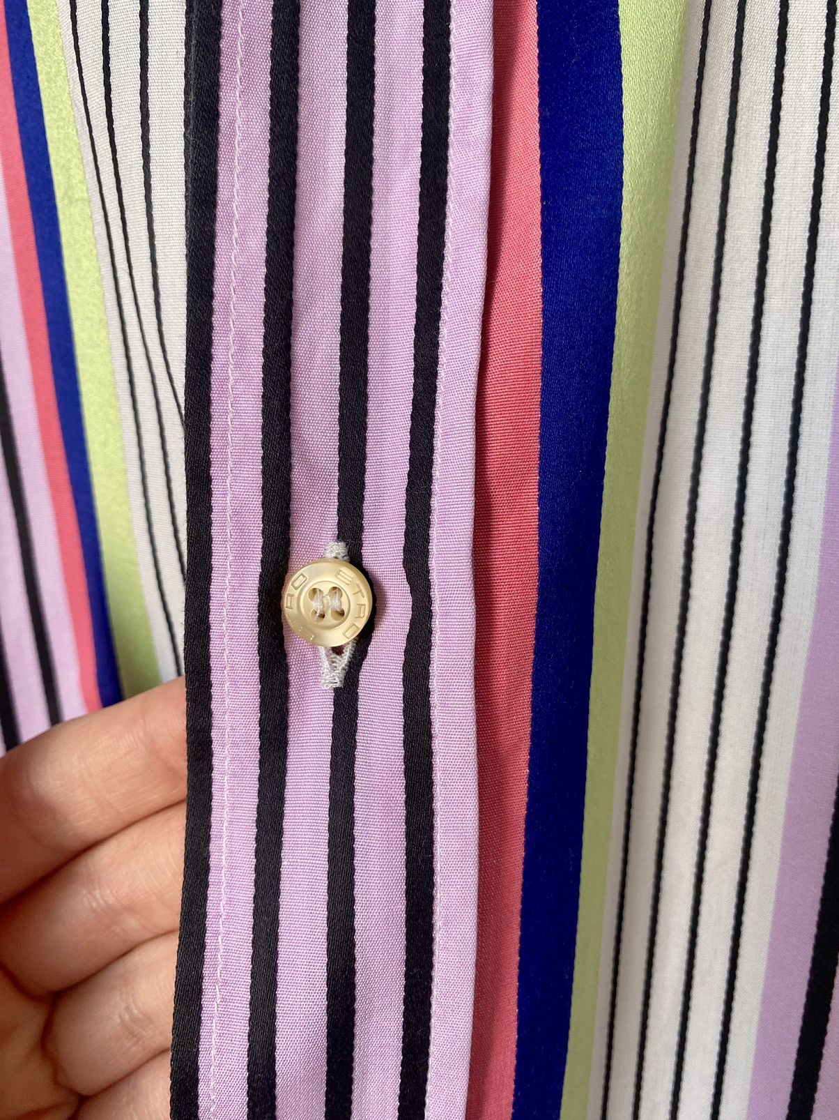 Etro Etro Cotton Multicolor Shirt Size:M Size US M / EU 48-50 / 2 - 4 Thumbnail
