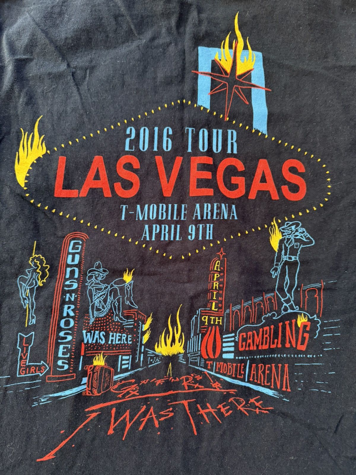 Other Guns N Roses official Vegas tour T Size US L / EU 52-54 / 3 - 6 Thumbnail