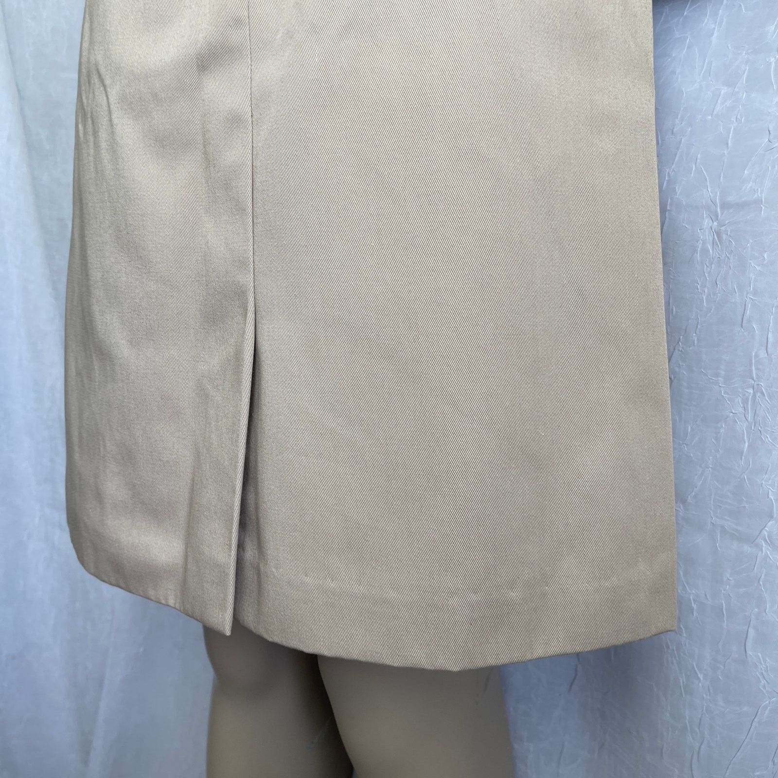 Vintage VTG 70’s Russ Petites Khaki Jacket Knee Length Skirt Set 4 Size S / US 4 / IT 40 - 6 Thumbnail
