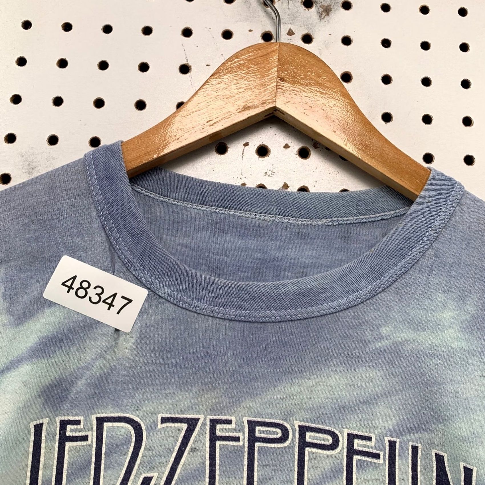 Vintage VINTAGE Led Zeppelin Graphic T Shirt Mens XL Blue Tie Dye Icarus Swan Song Rock Size US XL / EU 56 / 4 - 5 Thumbnail