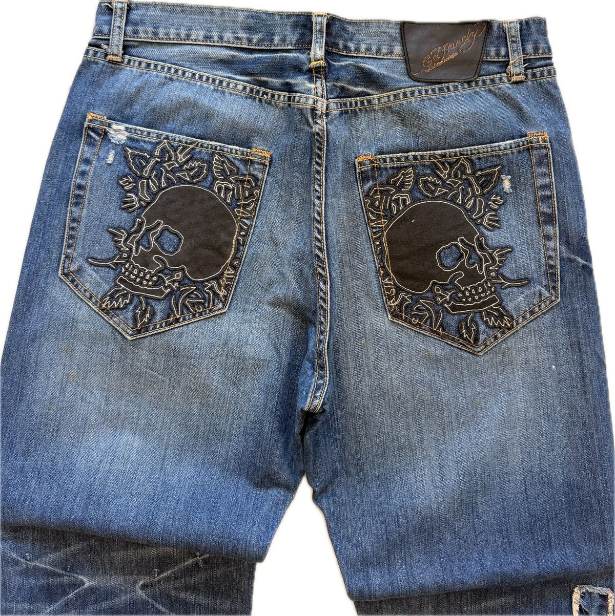 Ed Hardy Vintage Twin Skulls Ed Hardy Jeans Size US 36 / EU 52 - 7 Thumbnail