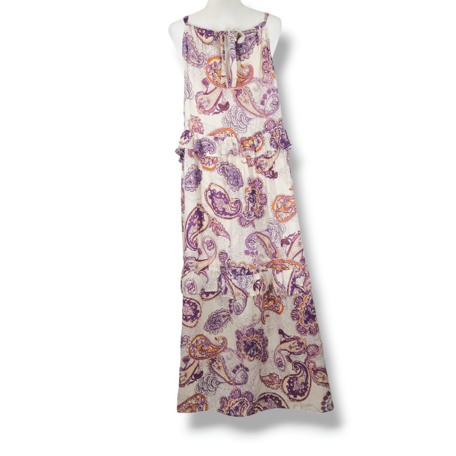 Other Band of the Free Liliane Paisley Maxi Dress NWT S Boho Size S / US 4 / IT 40 - 4 Thumbnail