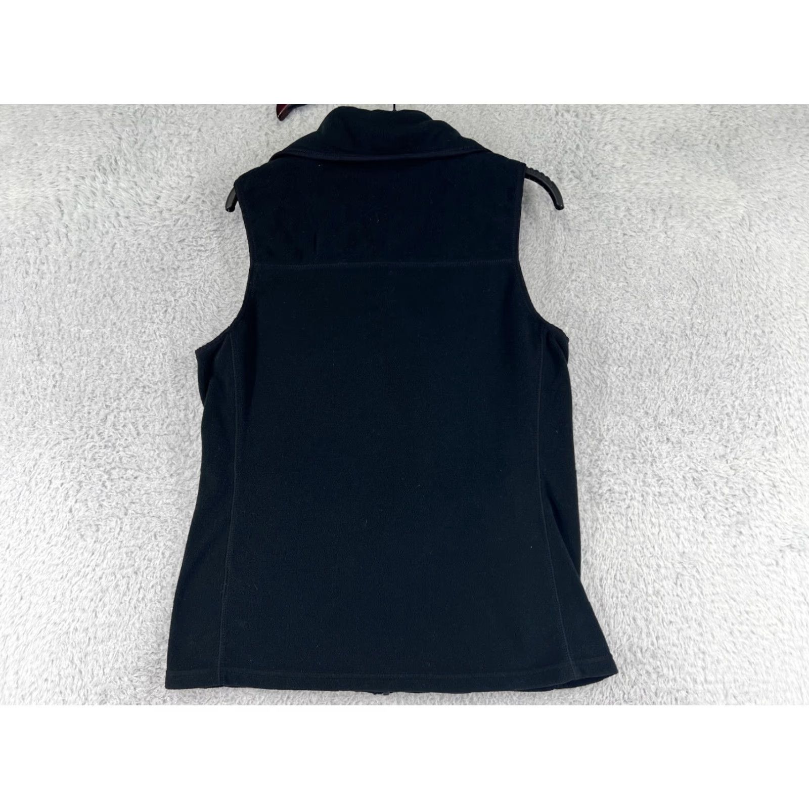 Izod IZOD Vest Women M Black Fleece 100% Polyester Full Zip Sleeveless Golf Size M / US 6-8 / IT 42-44 - 2 Thumbnail
