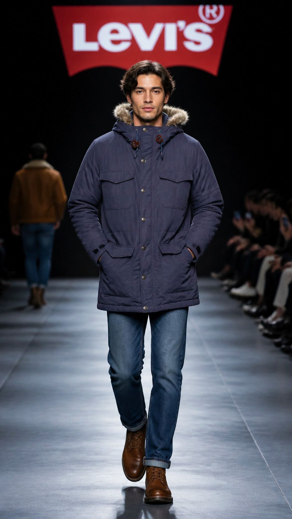 Levi's Levi’s down jacket parka puffer multipocket blue xl size Size US XL / EU 56 / 4 - 2 Thumbnail