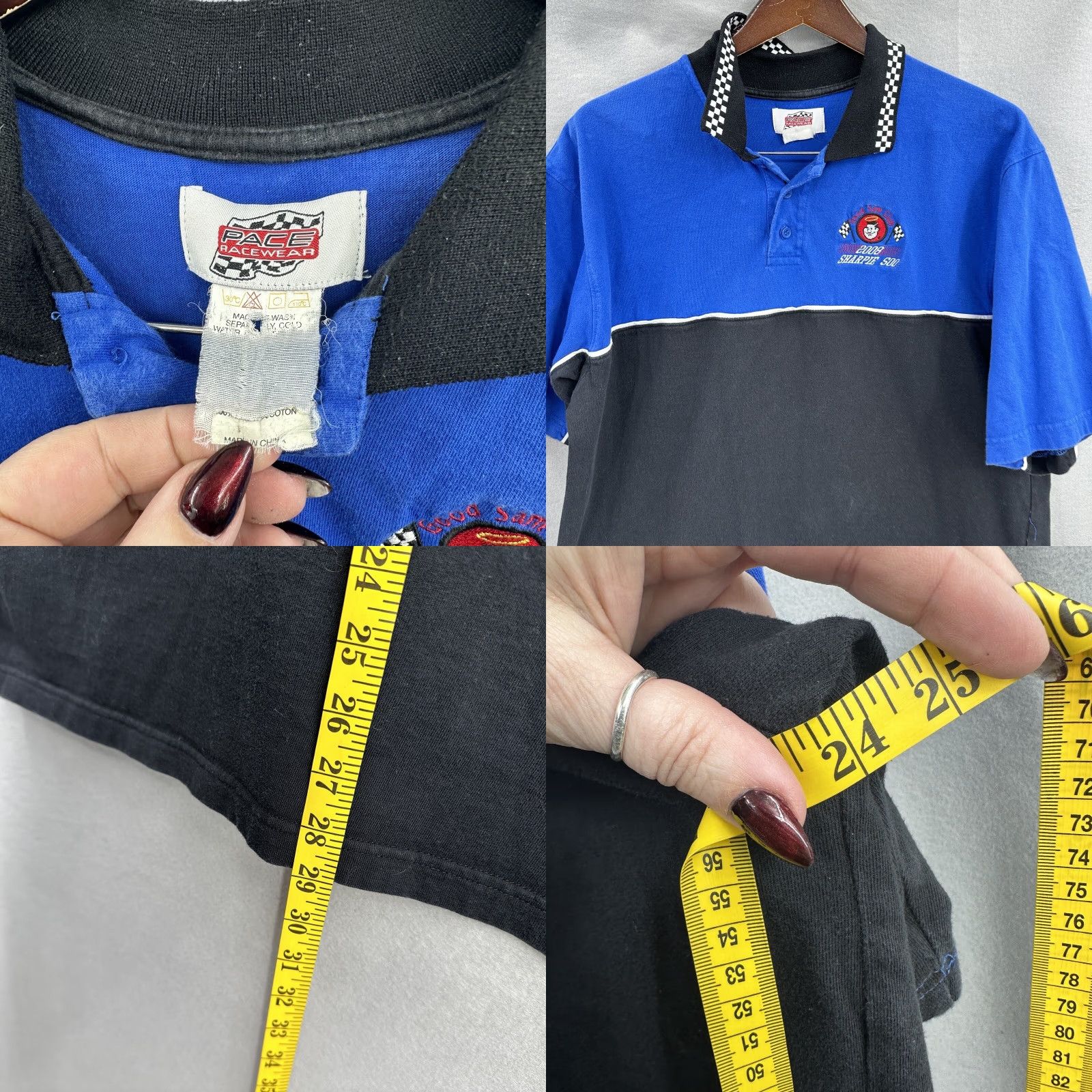 Vintage Pace Racewear Polo Shirt Mens L Blue Dad Sports Vintage 2008 Shirt Polo Mens L Blue Dad Sports Vintage 2008 Size US L / EU 52-54 / 3 - 8 Thumbnail