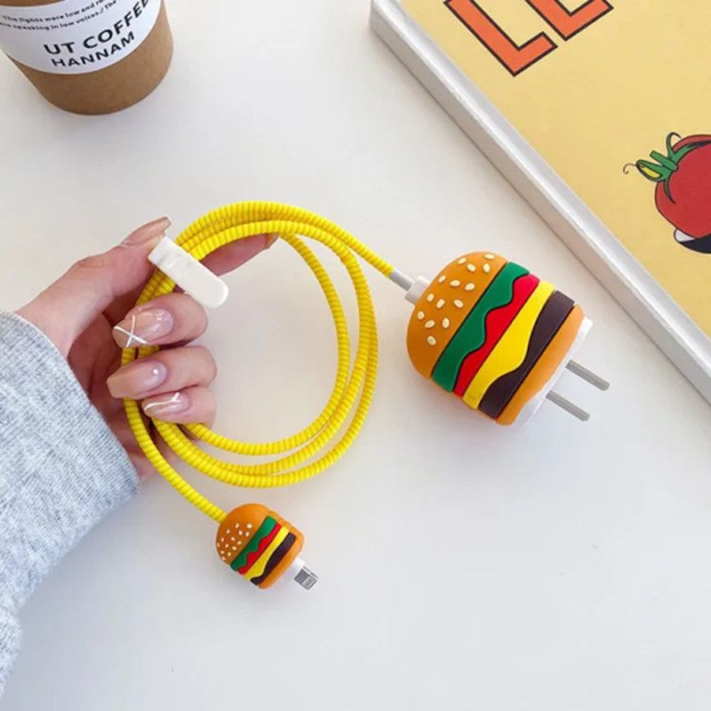 & Other Stories Hamburger iPhone Charger Cover Cable Protectors P30 Size ONE SIZE - 2 Thumbnail