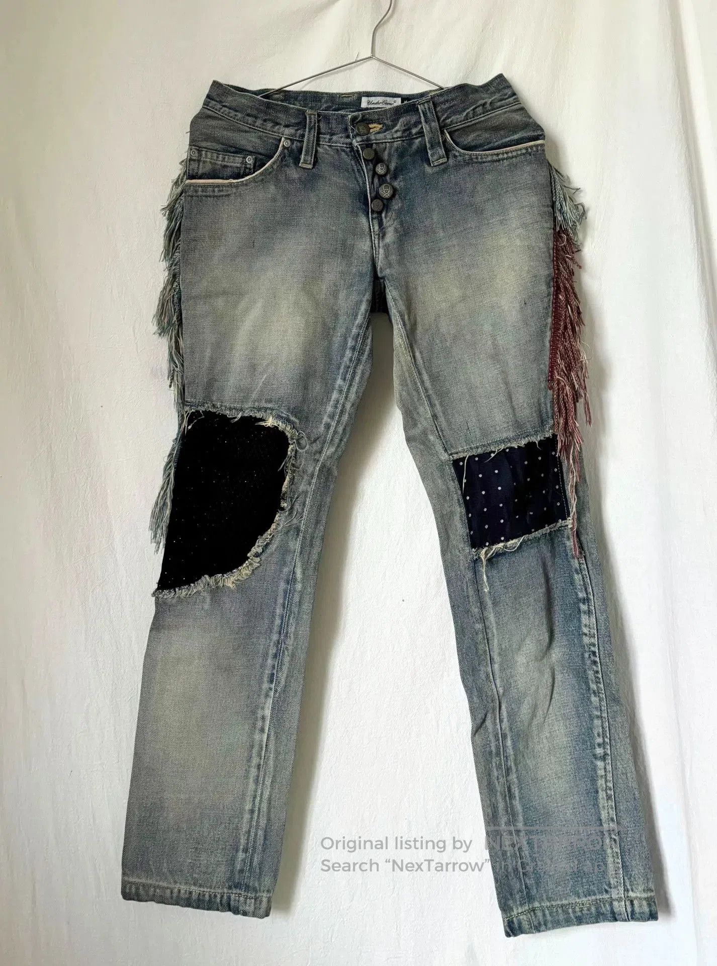 Undercover Undercover 03AW Fringe Mud Jeans. Size US 30 / EU 46 - 1 Thumbnail