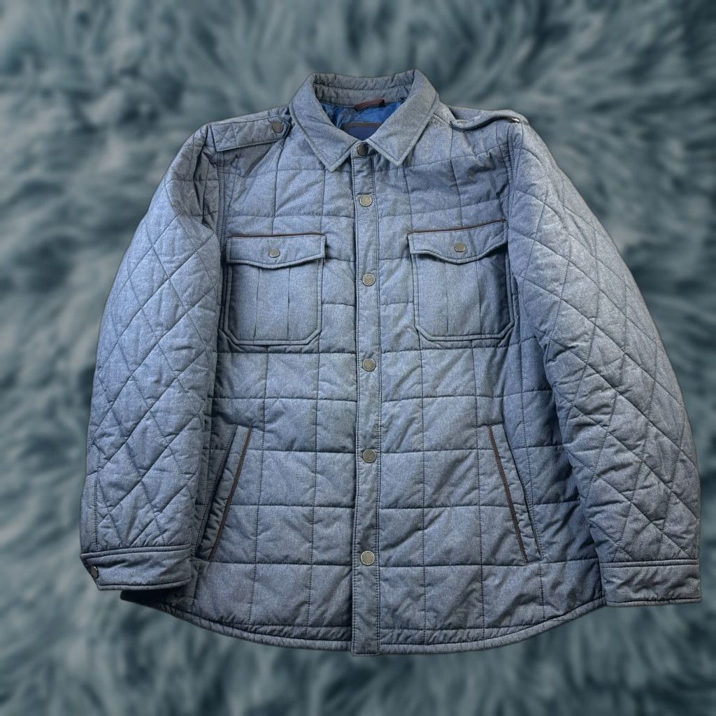 Tommy Bahama Tommy Bahama Jacket Mens 2XL Blue Puffer Snap Synthetic Fill Size US XXL / EU 58 / 5 - 1 Thumbnail