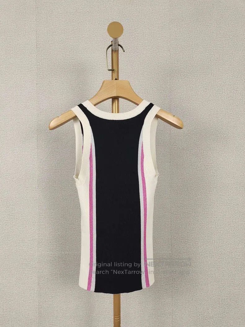 Chanel Chanel Sequin CC Knit Tank Top. Size US S / EU 44-46 / 1 - 2 Thumbnail