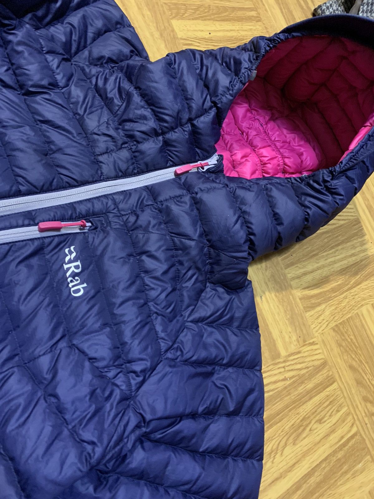 Rab Rab Women Microlight Alpine Jacket Down Navy Blue Size L / US 10 / IT 46 - 11 Thumbnail