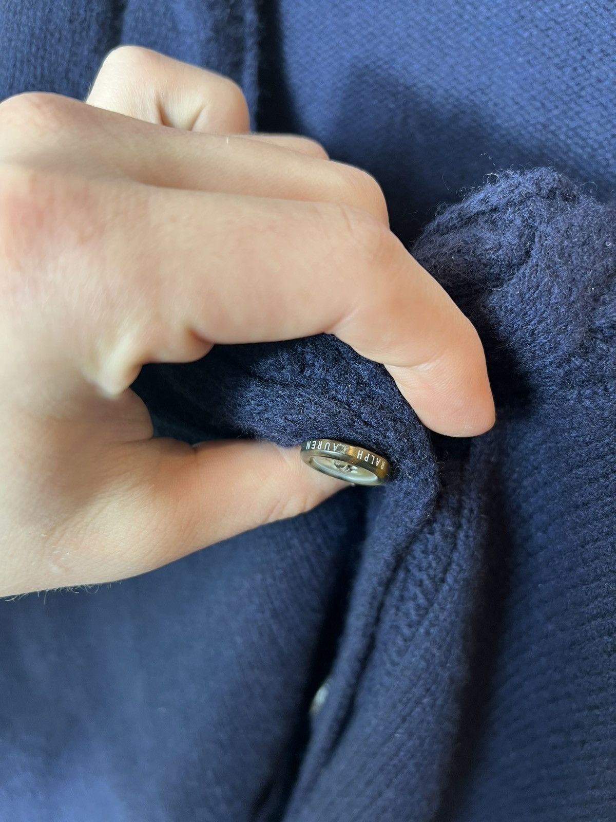 Polo Ralph Lauren Vintage Polo Ralph Lauren Wool Cashmere Hybrid Cardigan Size S / US 4 / IT 40 - 5 Thumbnail