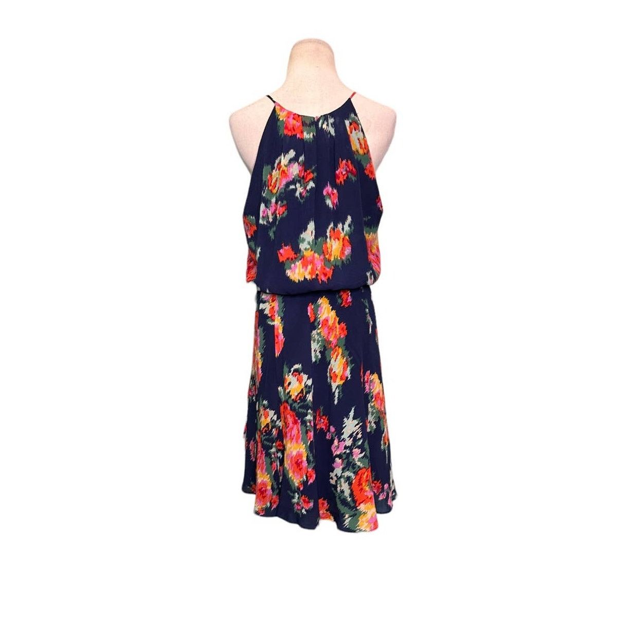 Joie Joie Makana blue floral lined dress size Large Size L / US 10 / IT 46 - 2 Thumbnail
