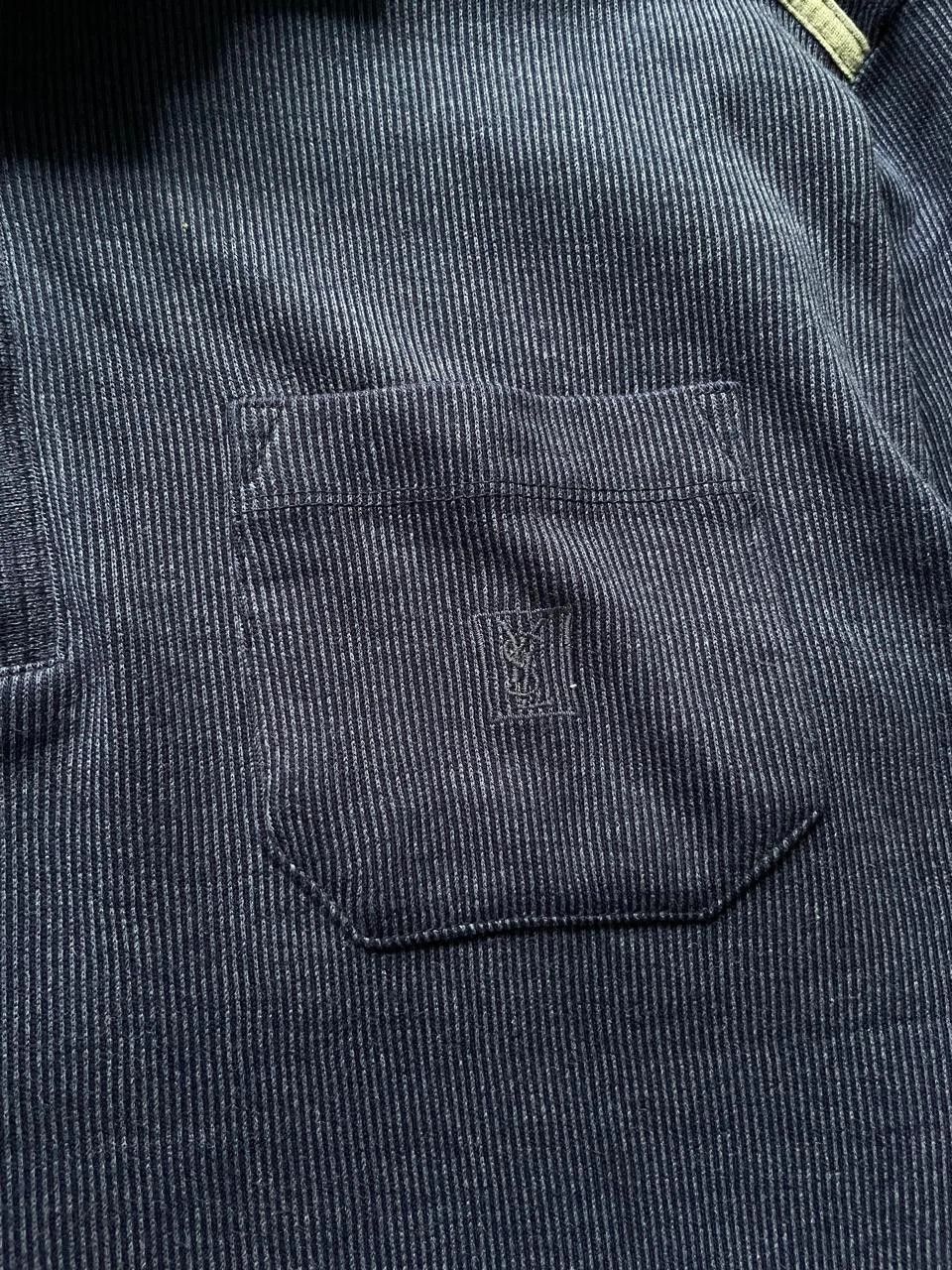 Yves Saint Laurent Vintage Yves Saint Laurent YSL Corduroy Polo Shirt Size US XL / EU 56 / 4 - 4 Thumbnail
