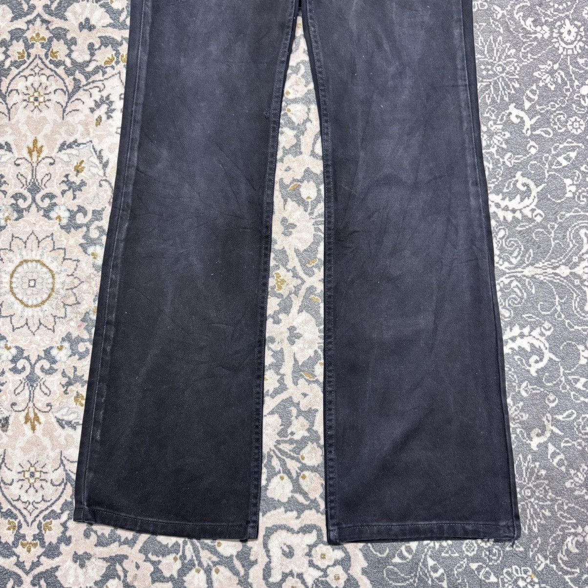 Levi's Vintage Levis 517 Black Denim Flare Jeans Hedi Slimane Size US 30 / EU 46 - 7 Thumbnail