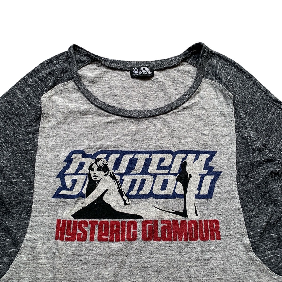 Hysteric Glamour Hysteric Glamour Raglan Iconic Woman Big Logo T-shirt Size M / US 6-8 / IT 42-44 - 4 Thumbnail