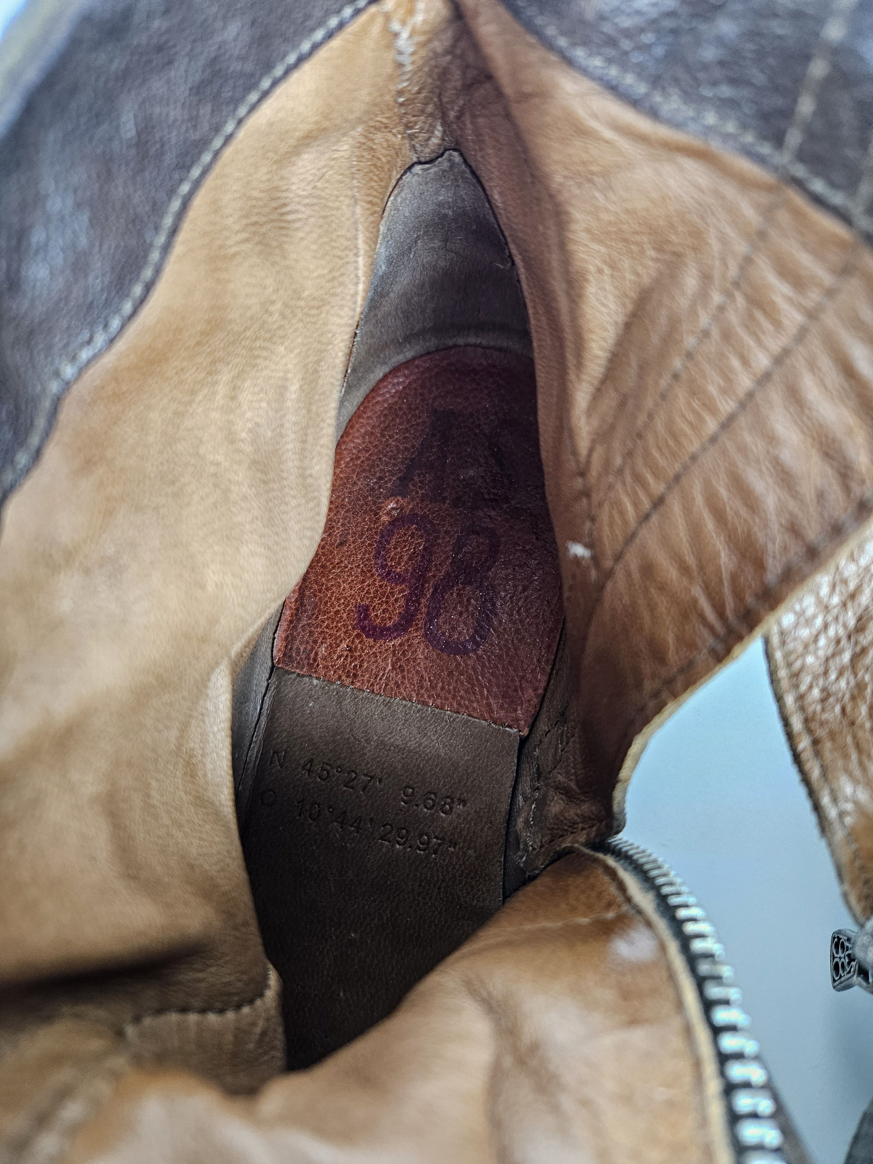 A.S.98 Archive AS98 olive leather bondage side zip ankle boots Size US 10 / IT 40 - 22 Thumbnail