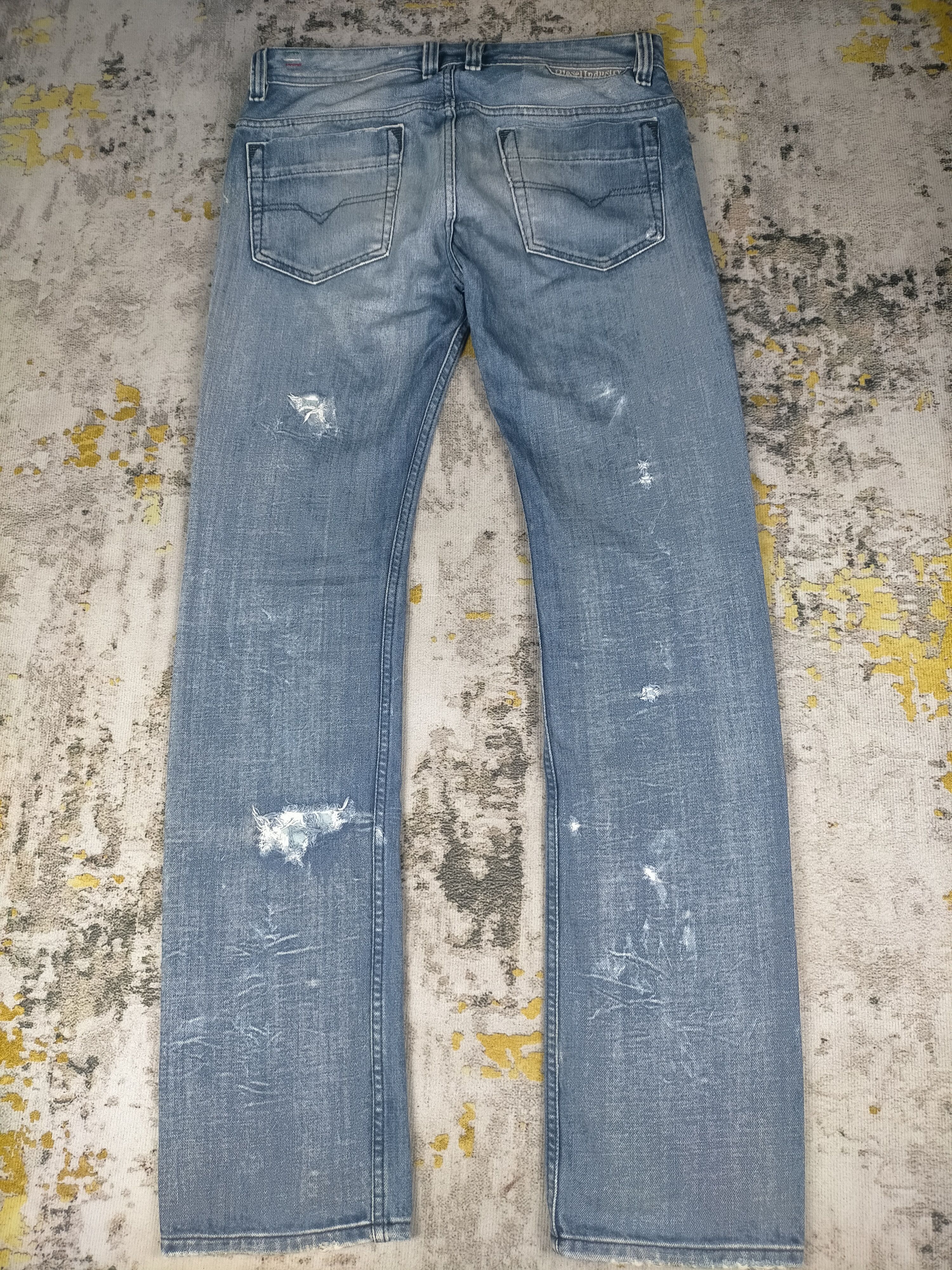 Tornado Mart Diesel Safado Distressed Mudwash Thrashed Jeans Size US 32 / EU 48 - 4 Thumbnail