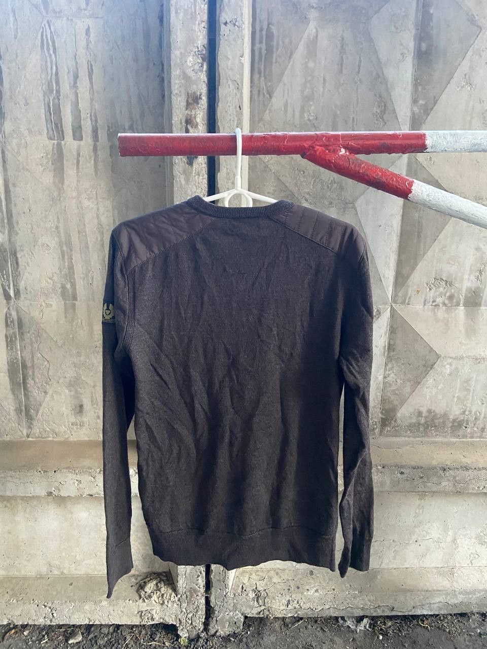 Belstaff Belstaff wool distressed Brown Luxury Sweater Size US M / EU 48-50 / 2 - 5 Thumbnail