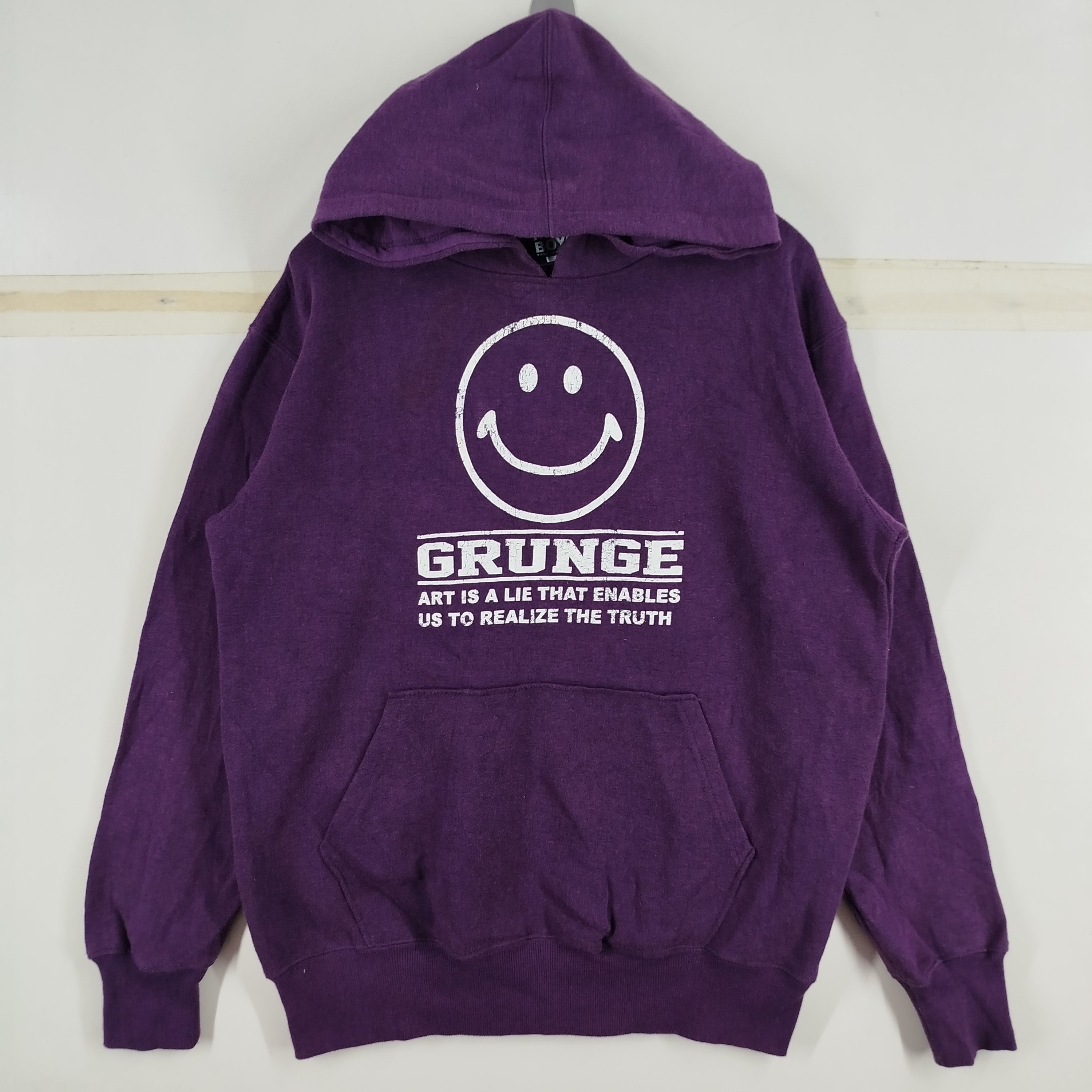 Designer × Japanese Brand Home Boys Smile Love & Peace Hoodie Size US L / EU 52-54 / 3 - 3 Thumbnail