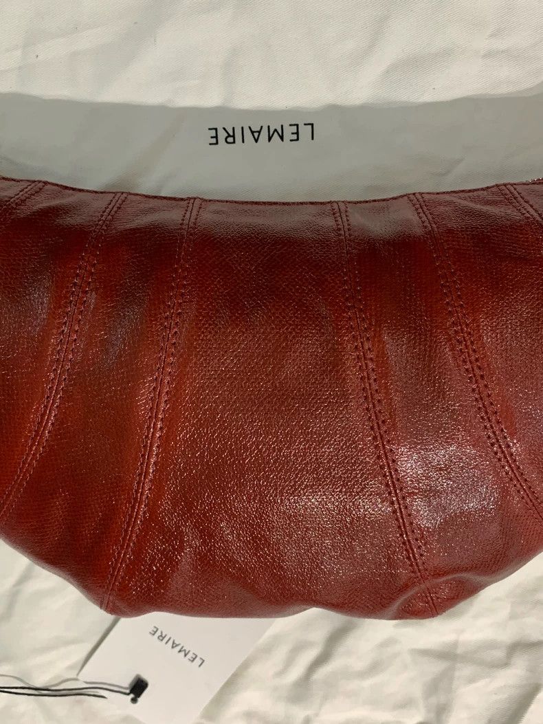 Lemaire Lemaire brick red coated horn bag Size ONE SIZE - 5 Thumbnail