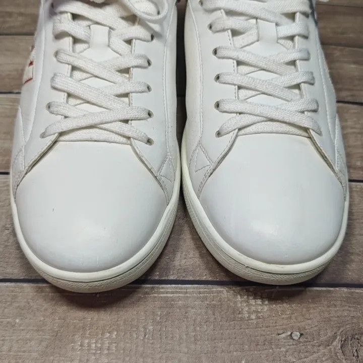 Louis Vuitton Louis Vuitton Luxembourg Casual Sneakers in White Red -2508 Size US 9.5 / EU 42-43 - 8 Thumbnail