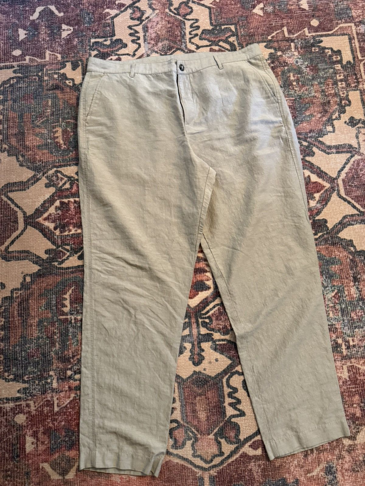 Outlier Injected Linen Pants Dry Tan