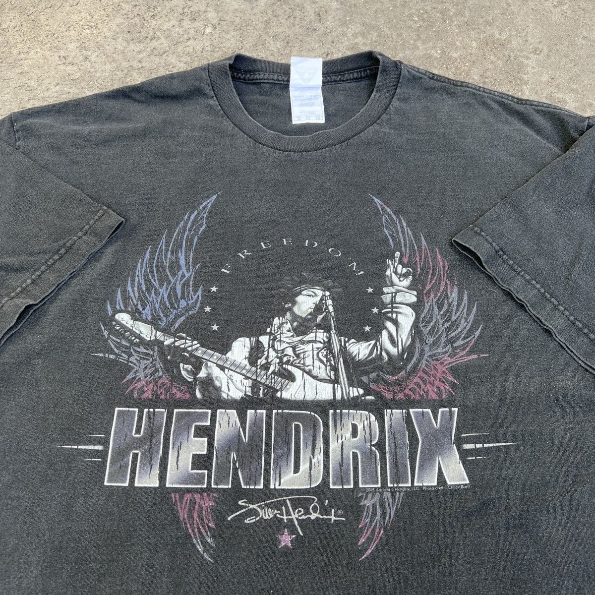 Band Tees Vintage Y2K JIMI HENDRIX Promo Tee XL Faded Psychedelic R&B Size US XL / EU 56 / 4 - 1 Thumbnail