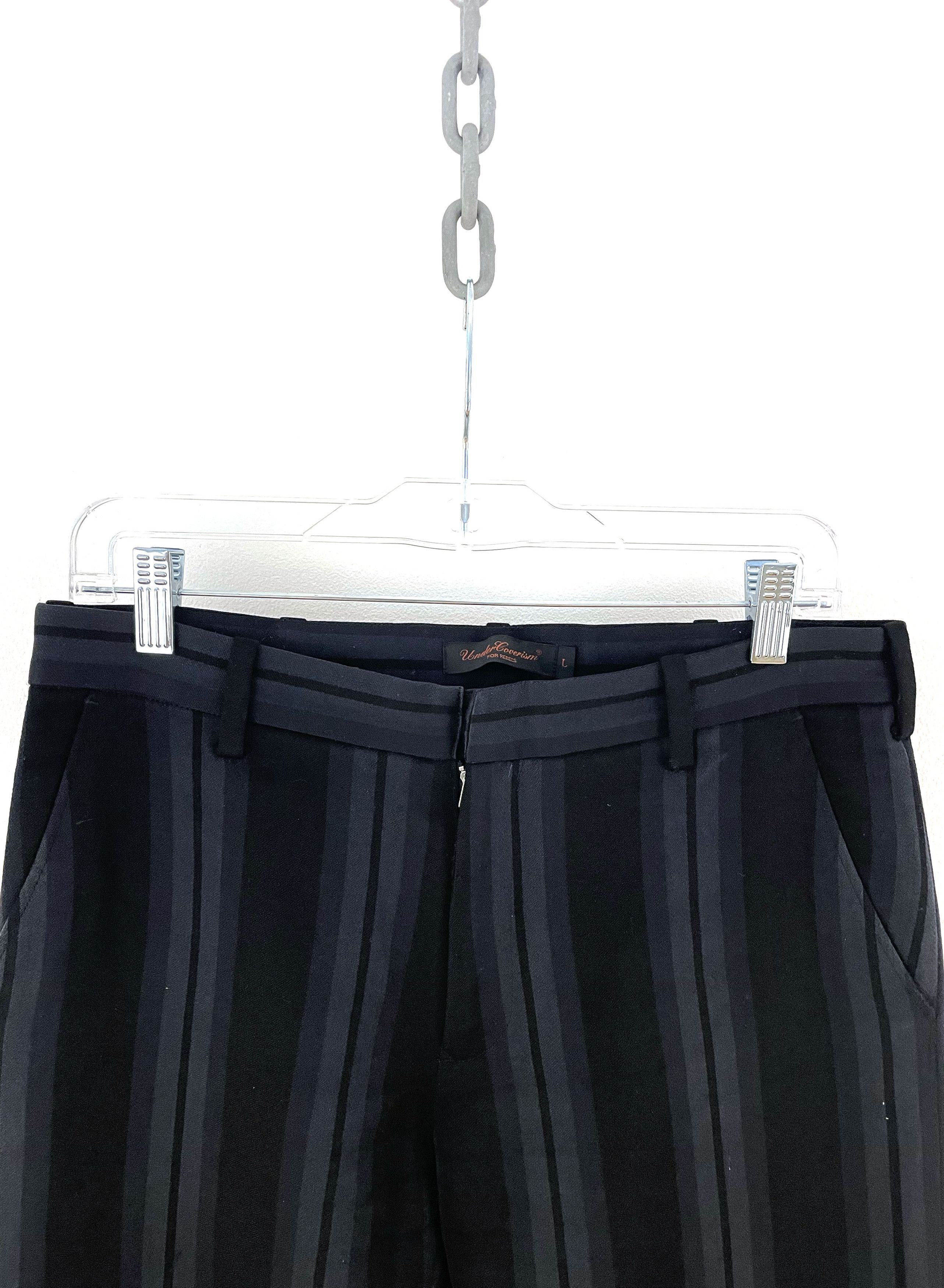 Undercover AW02 Witch's Cell Division Striped Pants Size US 32 / EU 48 - 3 Thumbnail