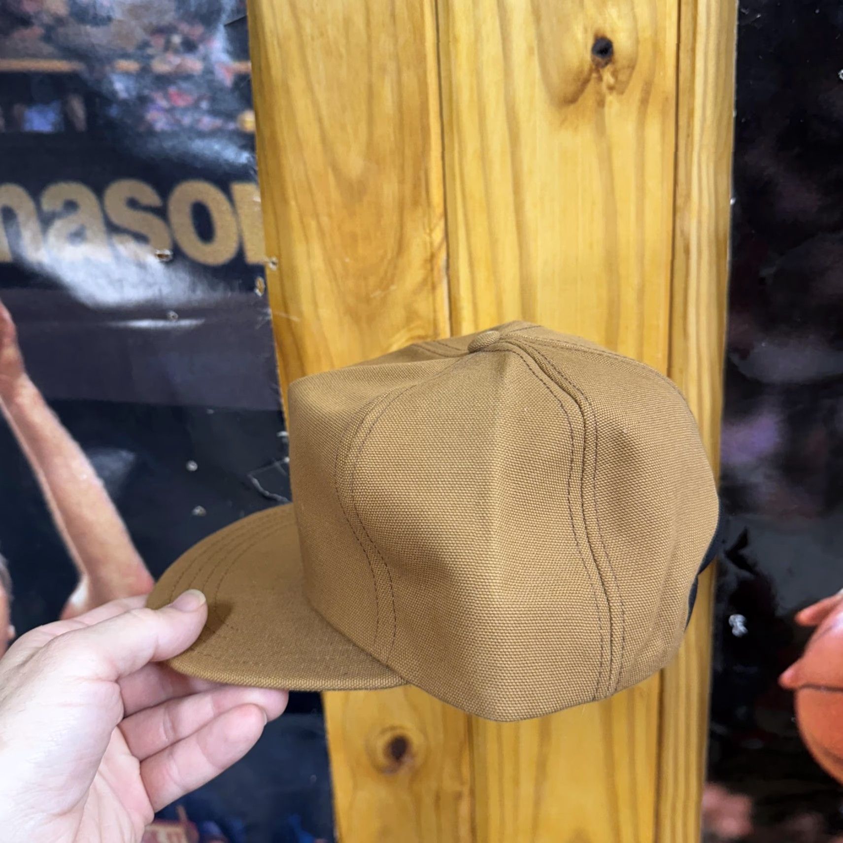 Vintage VINTAGE Clarkfield Outdoors Hat Cap Snap Back Brown Duck Canvas Workwear Made USA Mens Size ONE SIZE - 5 Thumbnail