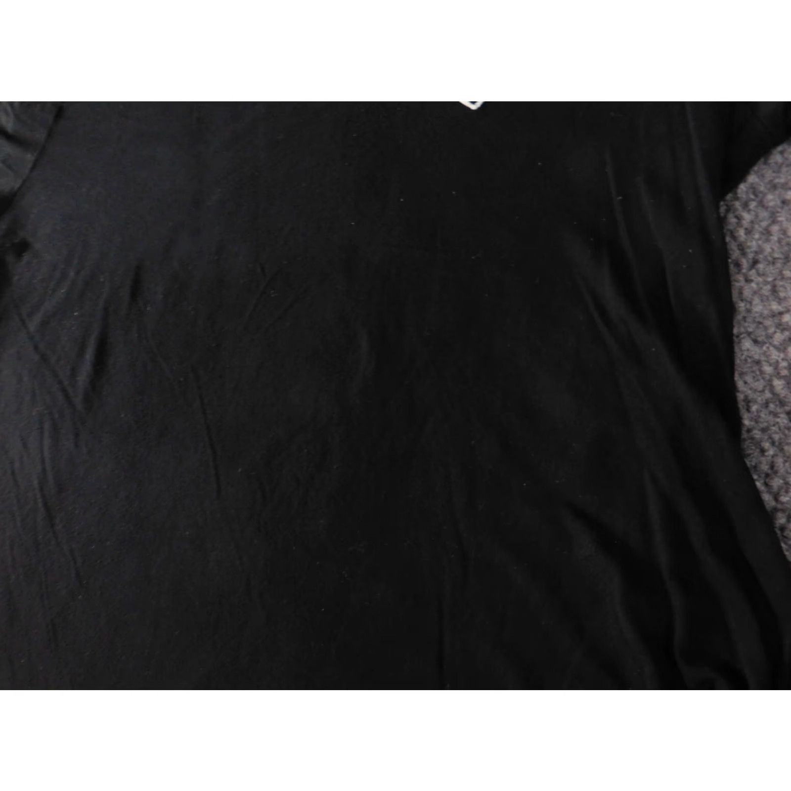 Old Navy Old Navy Womens Blouse L Black stretch heart tee Dolman Sleeve Short Sleeve Button Collared Pullover Polyester Basic Casual Regular Size L / US 10 / IT 46 - 7 Thumbnail
