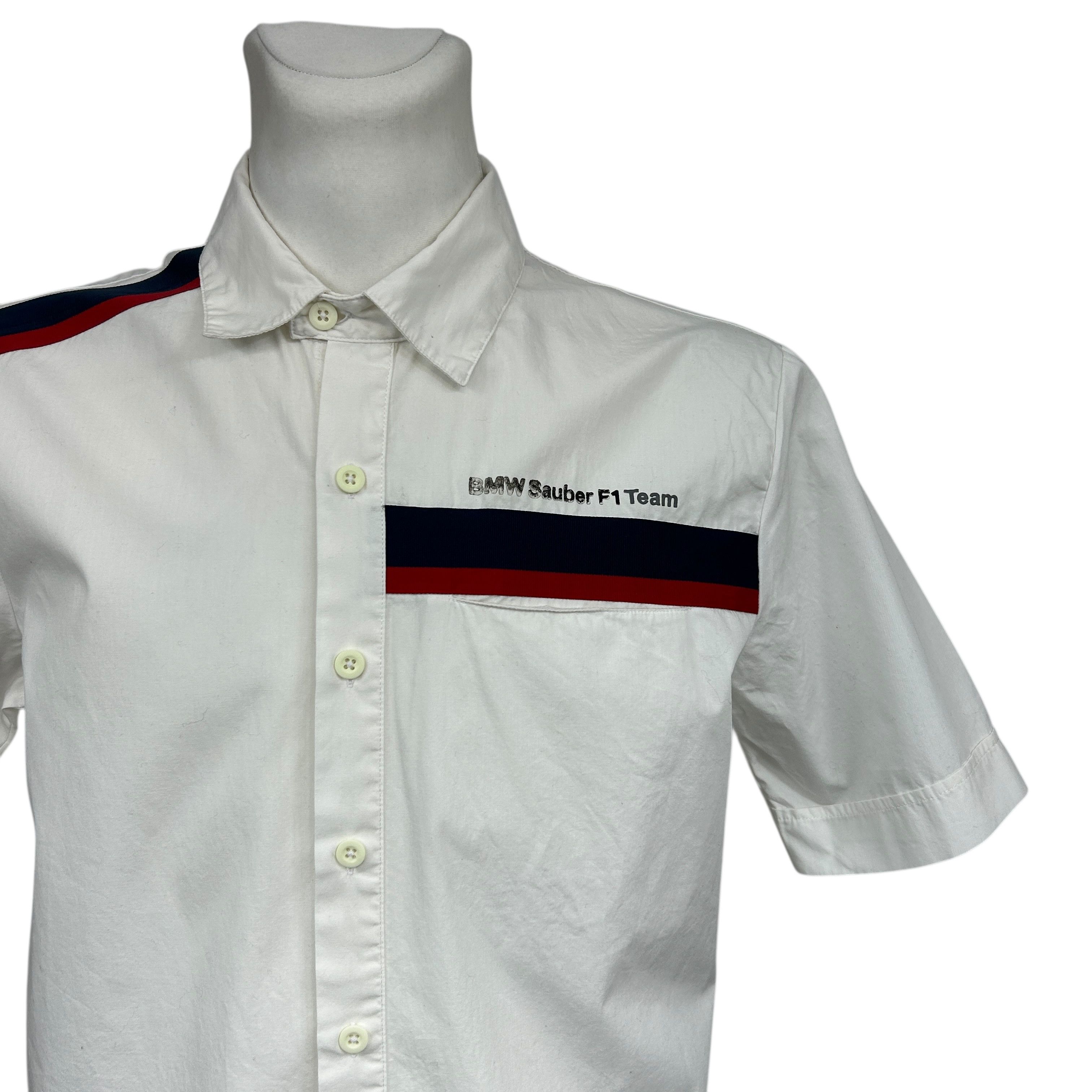 BMW × Formula 1 × Puma BMW Sauber F1 Team Puma White Short Sleeve Shirt Cotton M Size US M / EU 48-50 / 2 - 3 Thumbnail