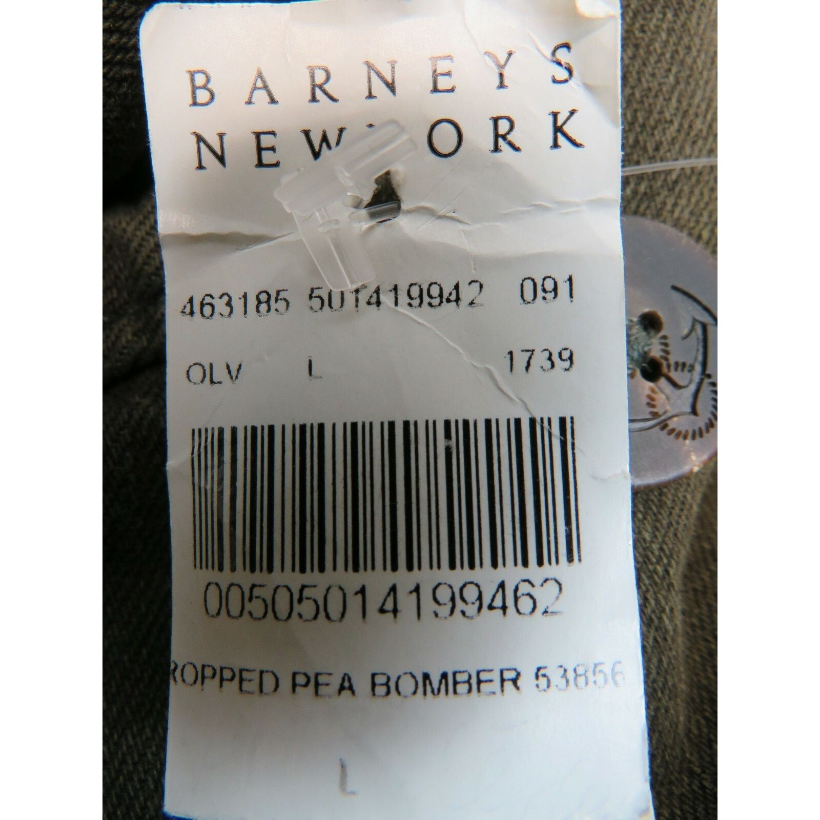 Lauren Ralph Lauren RALPH LAUREN OLIVE GREEN DENIM BUTTON CROPPED JACKET S $895 Size US S / EU 44-46 / 1 - 12 Thumbnail