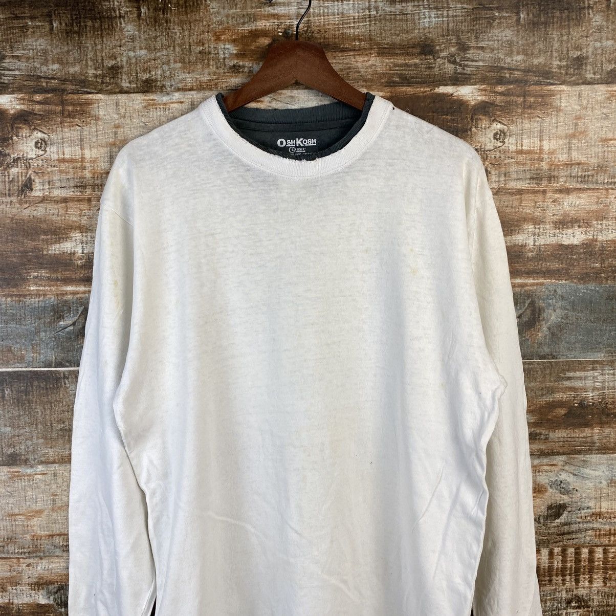 Oshkosh DL Osh Kosh White ripped Skulls Sweatshirt #C860 Size US M / EU 48-50 / 2 - 3 Thumbnail