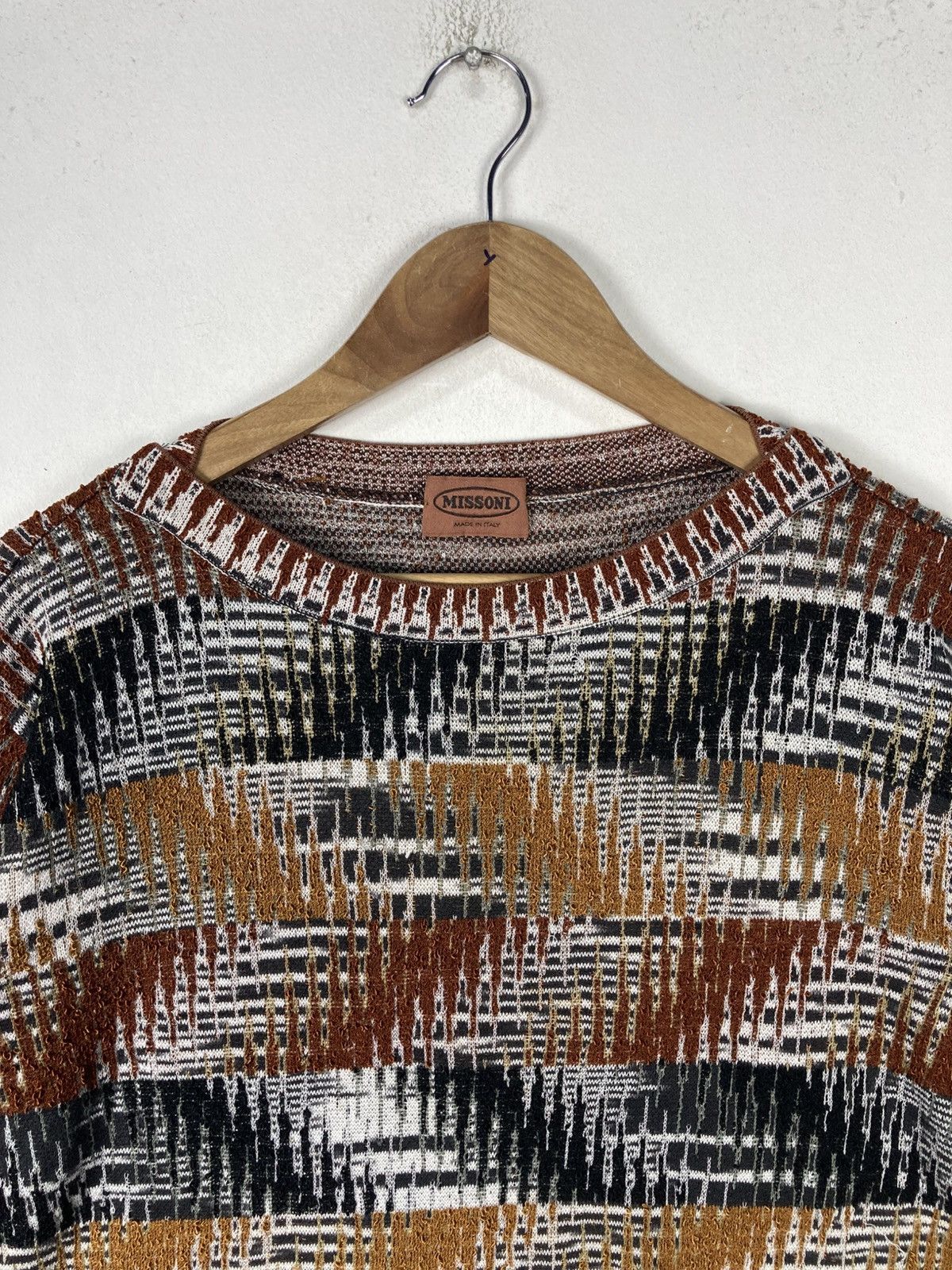Missoni Vintage Italian Designer Luxury Missoni Knitwear Jumper Size L / US 10 / IT 46 - 6 Thumbnail