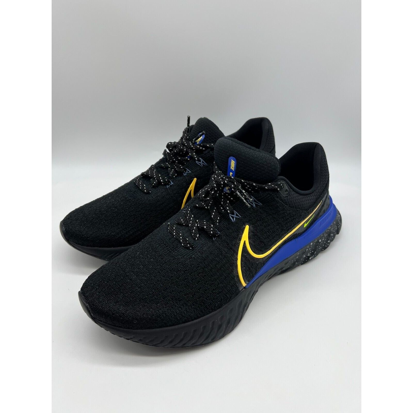 Nike Nike React Infinity Run 3 Black Blue Men Running Shoes Sz 12 Size US 12 / EU 45 - 6 Thumbnail