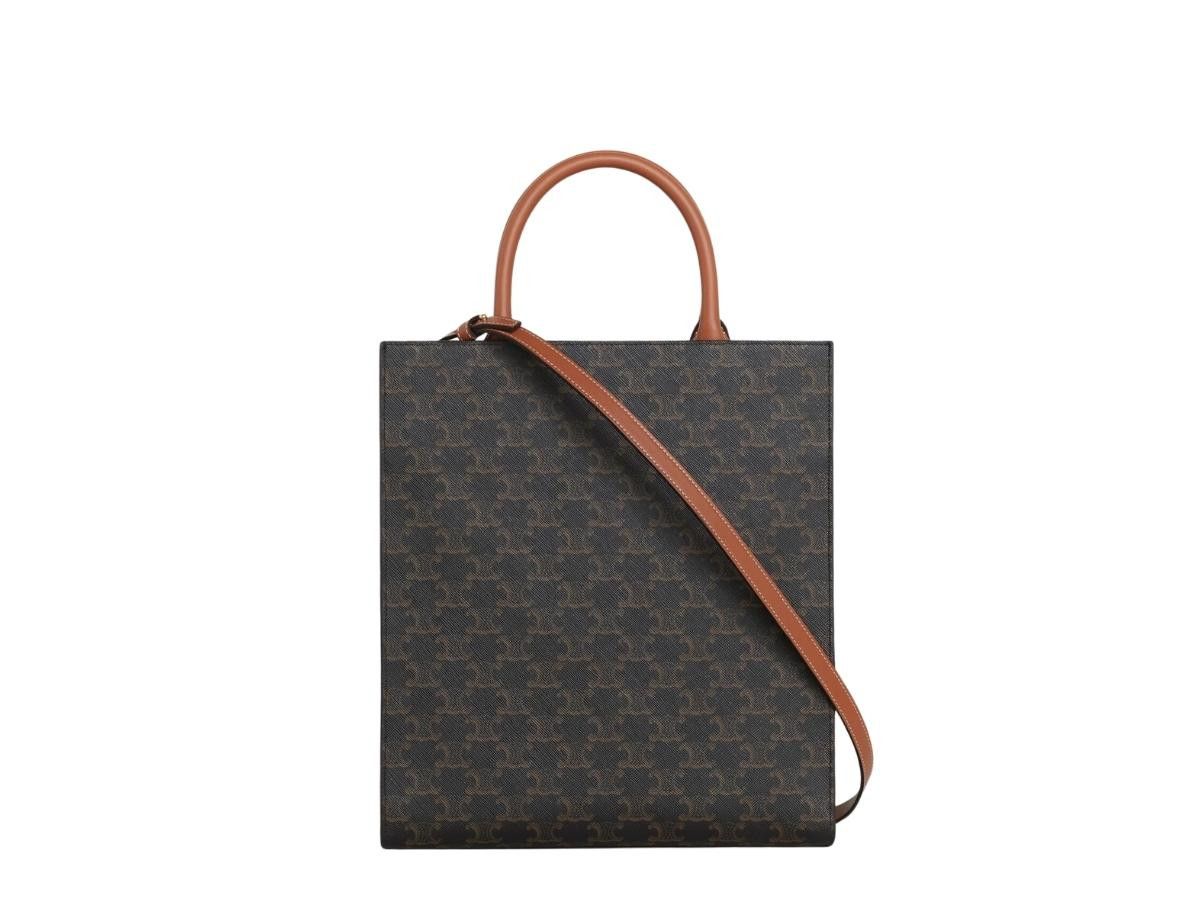 Celine o1w1db10426 Size: OS/Small Vertical Cabas in Black/Brown Size ONE SIZE - 2 Thumbnail