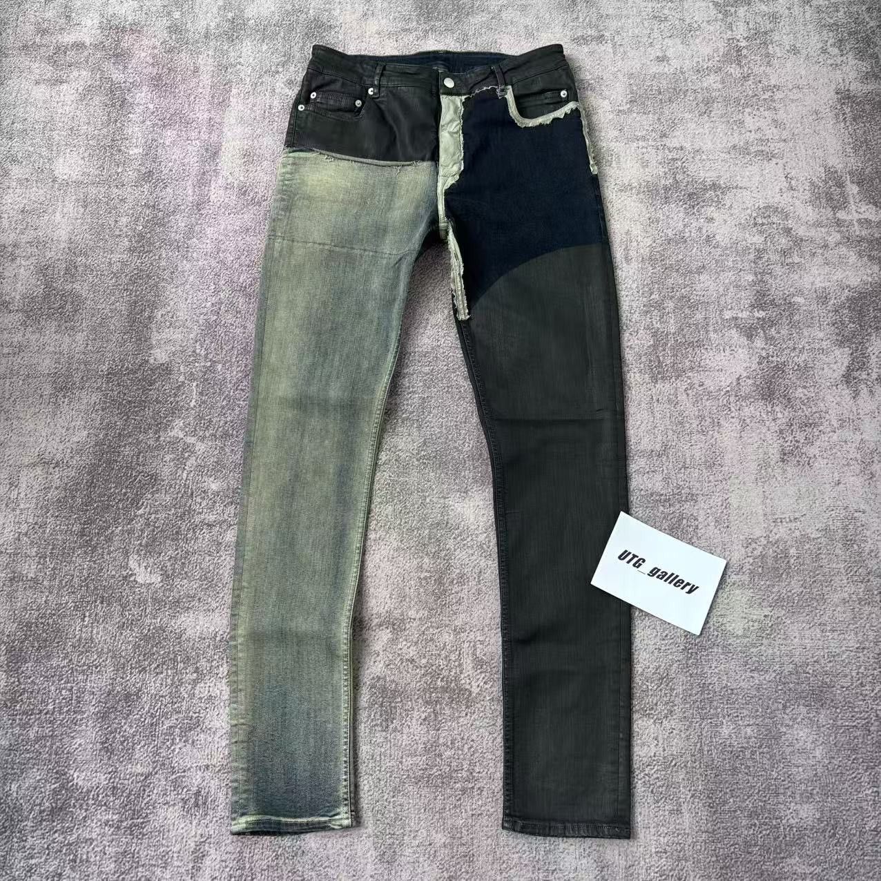 Rick Owens Rick Owens Waxed Tyrone Cut Reconstructed Denim “SAMPLE” Size US 34 / EU 50 - 1 Thumbnail