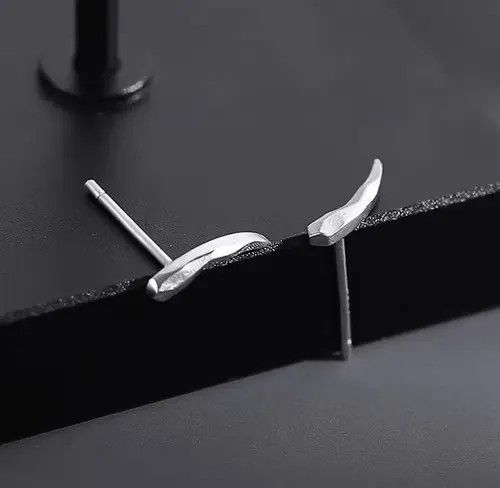 Designer × Vintage 💯925 silver vintage glossy earrings Size ONE SIZE - 4 Thumbnail