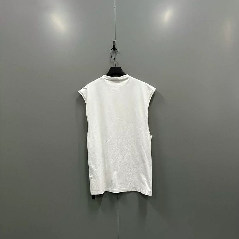 Balenciaga Balenciaga Double Hook Embroidered Sleeveless T-Shirt Size US S / EU 44-46 / 1 - 2 Thumbnail