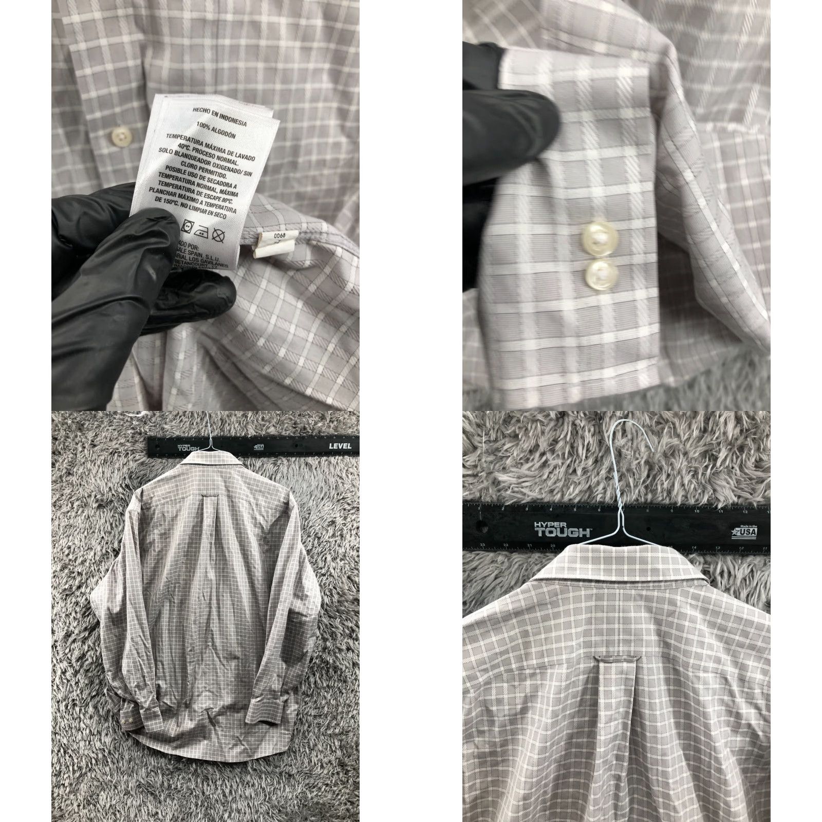 Vintage Kirkland Signature Non Iron Shirt Size XXL Mens Long Sleeve Grid Check Size US XXL / EU 58 / 5 - 8 Thumbnail