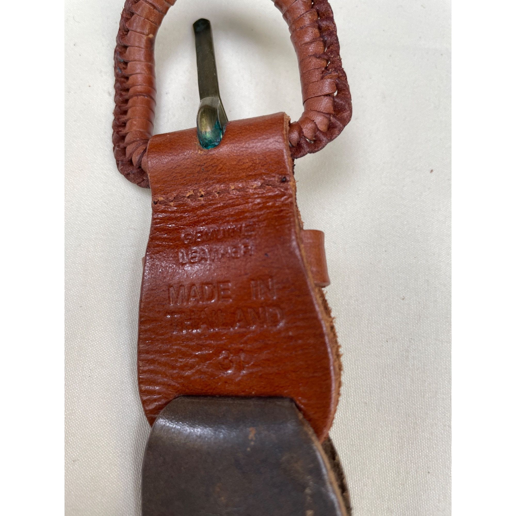 Other Women's Genuine Linked Leather Multicolor Belt Size Small SK Size ONE SIZE - 7 Thumbnail