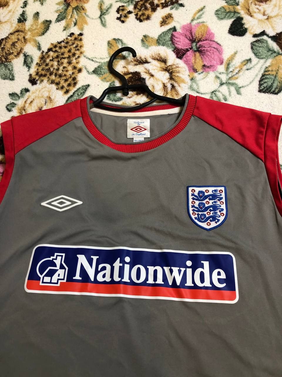 Umbro Vintage Umbro England Training Football Vest Top Size US XXL / EU 58 / 5 - 6 Thumbnail