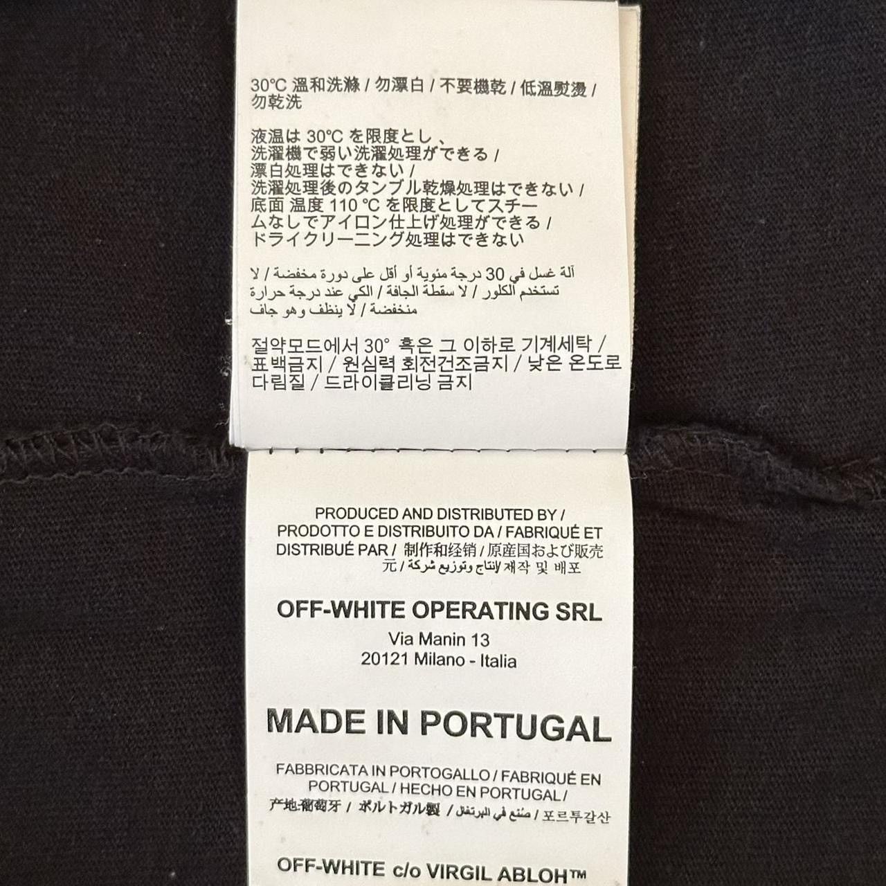 Off-White Off-White S/S slim t-shirt black white "Golden Ratio" Size US M / EU 48-50 / 2 - 7 Thumbnail
